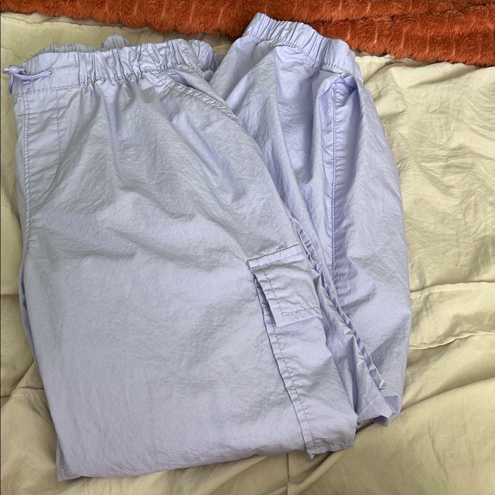 Kids Light Purple Cargo Pants